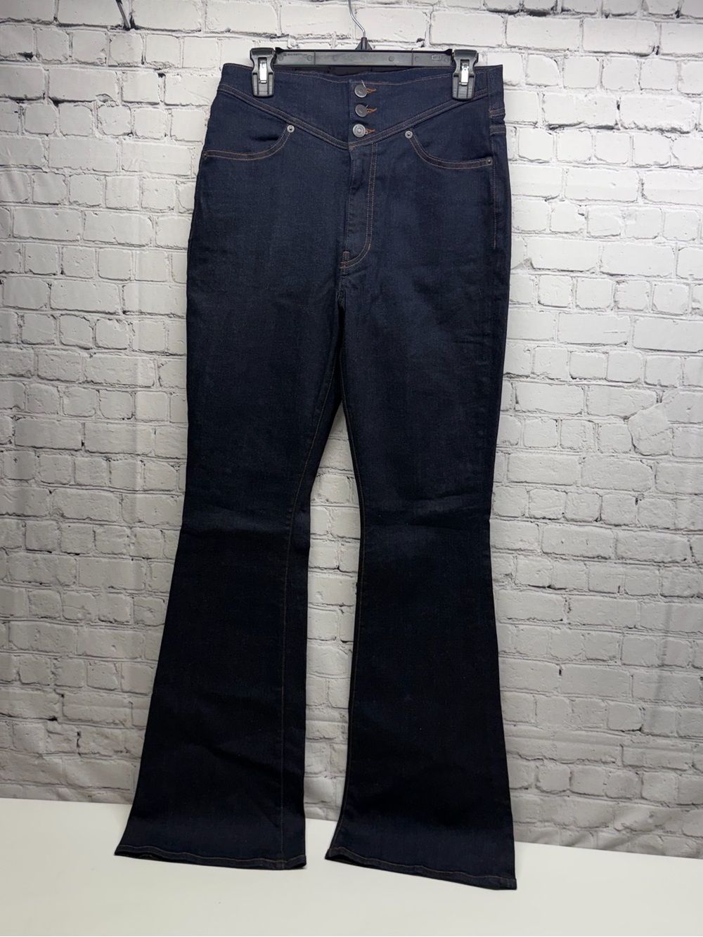Veronica Beard High-Rise blue Flare Jeans size 30 nwt - Picture 4 of 13